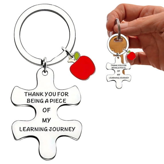 Vivcore Teacher Appreciation Gifts Keychain Thank You For The Of My Engraved Stainless Steel Teacher Gift Christmas Thanksgiving