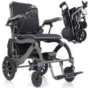 Vive Airframe Power Wheelchair   Lightweight Foldable Electric Mobility Chair, 42 lbs Ultra-Light Design, Magnesium Alloy Frame, Travel-Friendly