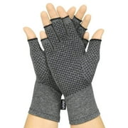 Vive Arthritis Gloves with Grips - Textured Fingerless Compression, Men & Women
