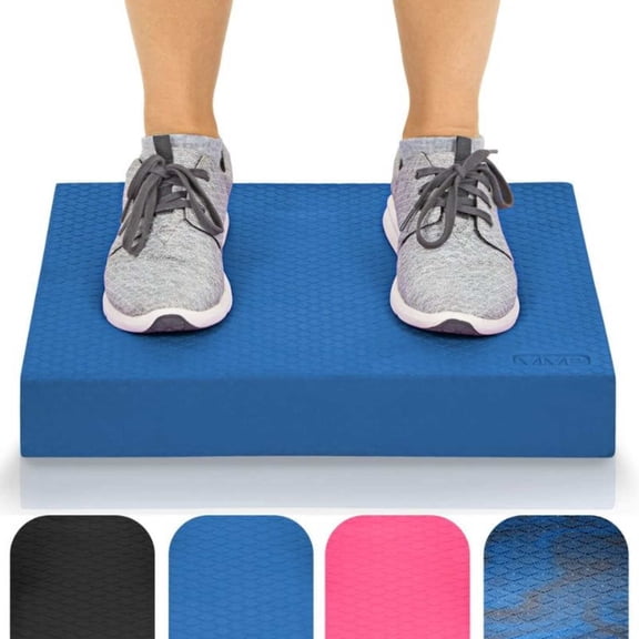 Vive Balance Pad – Large Foam Stability Trainer for Physical Therapy, Yoga, Rehab, Strength & Ankle Exercises – Cushion for Adults & Kids, Blue