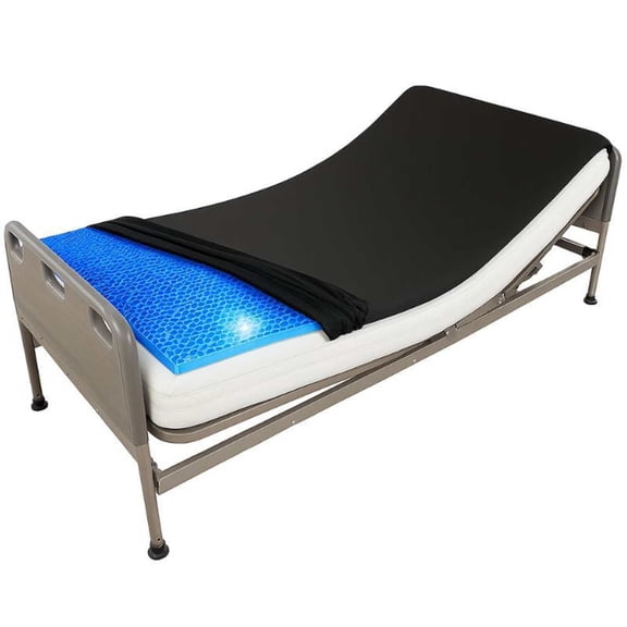 Vive Cooling Gel Mattress Overlay - Honeycomb Design for Pressure Relief & Adaptive Temperature Regulation