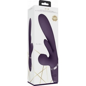 Vive Ena Wave Clit Thrusting G-Spot Rabbit Vibrator, Purple