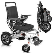 Vive Foldable Power Wheelchair   Electric Transport Aid with Long-Range Battery Life