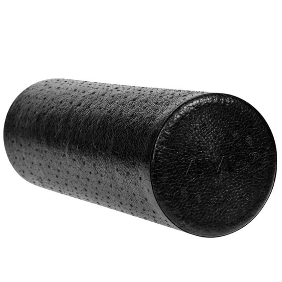 Vive High-Density Round Foam Roller 12” - for Back, Legs, Exercise and Muscle Massage