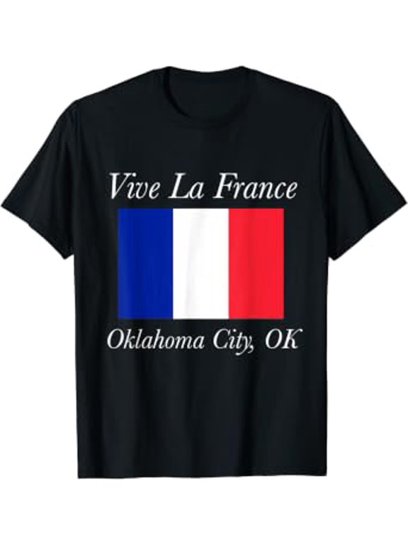 Vive La France French National Day Oklahoma City, Ok T-Shirt