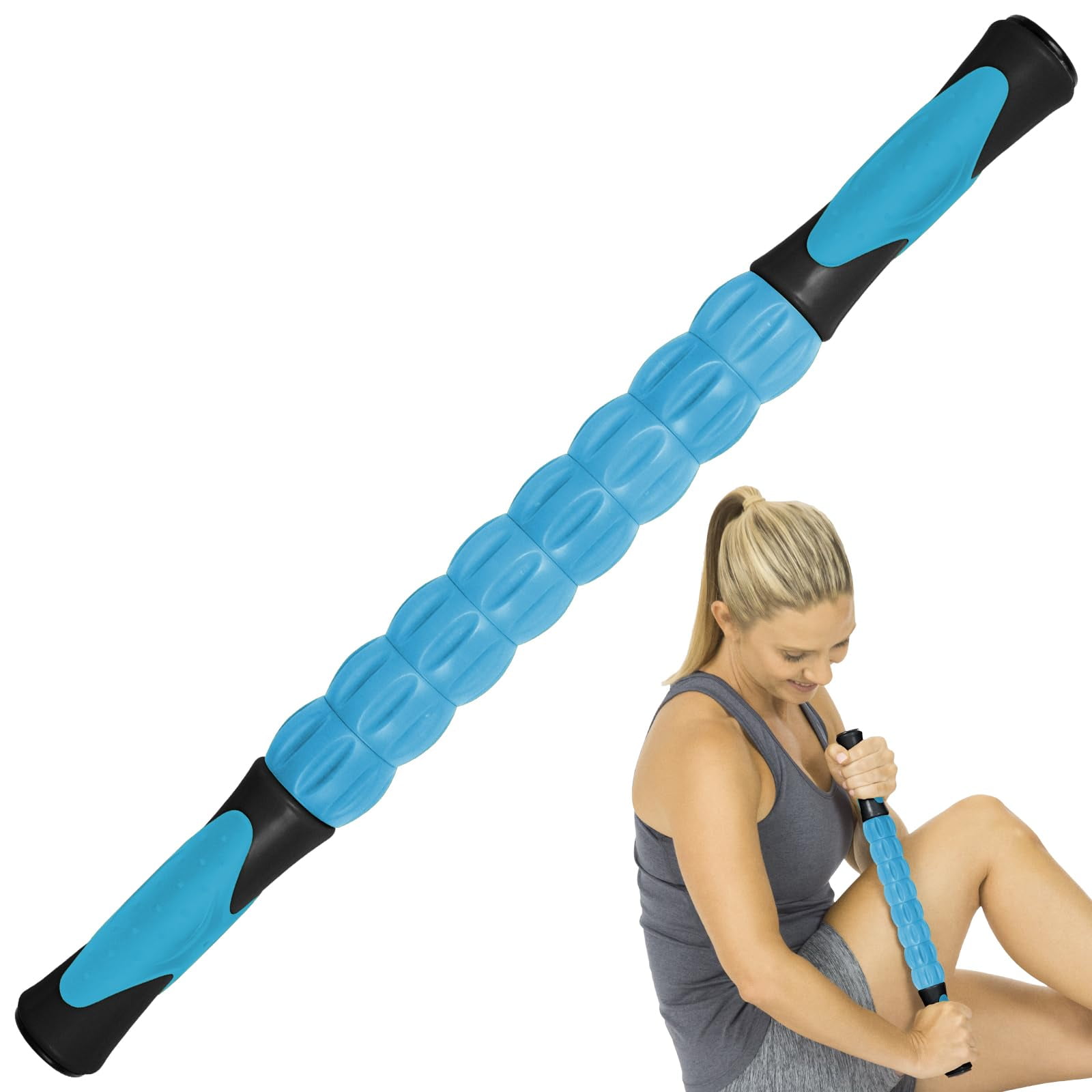 Vive Massage Stick Roller for Muscle, Back, Legs - Deep Tissue Body ...