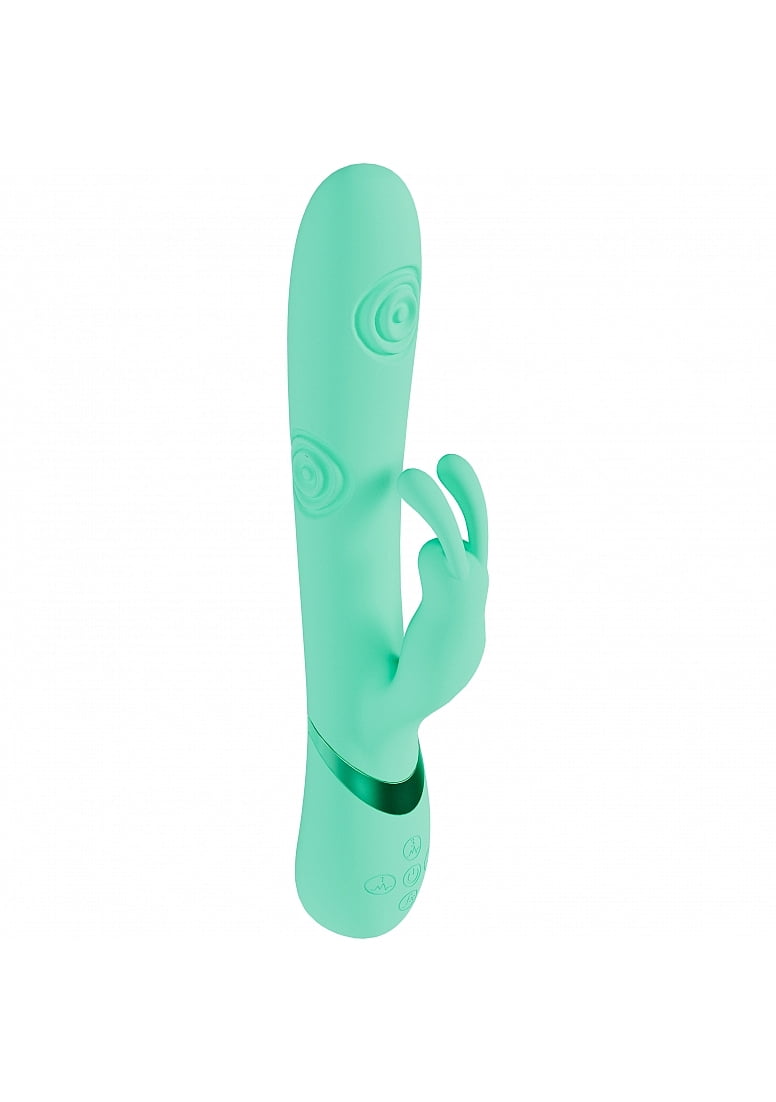 vive sex toys Vive Riko Triple Thumper Vibrator with Finger Motion Purple - Sex Toys main image 1