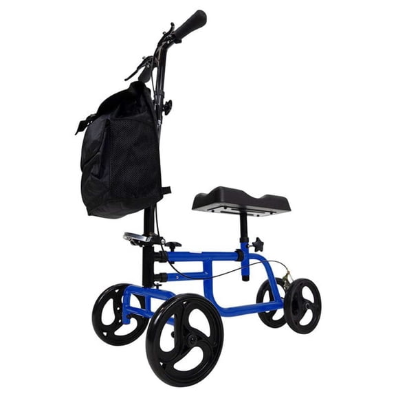 Vive Mobility Knee Scooter Walker - Steerable Scooter for Broken Leg, Foot, Ankle, Blue
