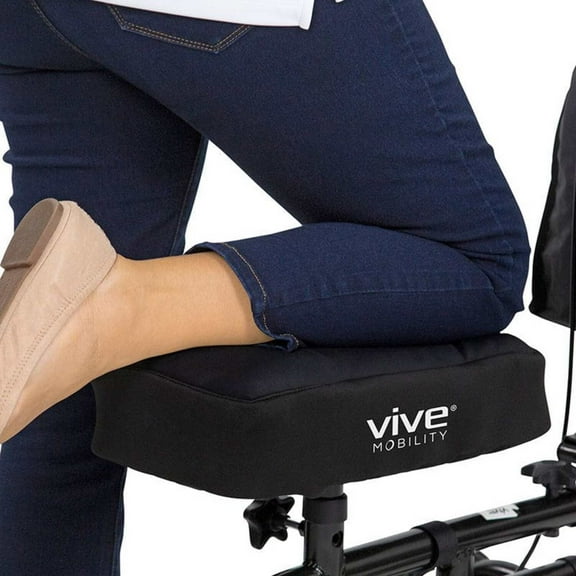 Vive Mobility Knee Walker Pad Cover - Padded Memory Foam Accessory for Knee Scooter