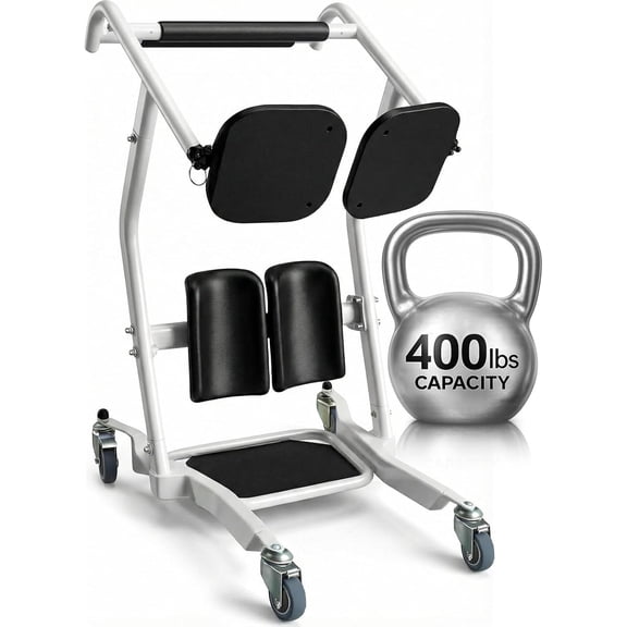 Vive Mobility Sit-to-Stand Patient Lift, Stand Assist Transfer Aid for Home Care, 400 lb Capacity, for Seniors & Disabled