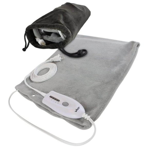 Vive Moist Heating Pad, Electric Heated Wrap for Heat Therapy on Back, Knee, Shoulder, Neck Pain, Period Menstrual Cramps, Cats, Dogs, Pets - Portable  (12" x 15")