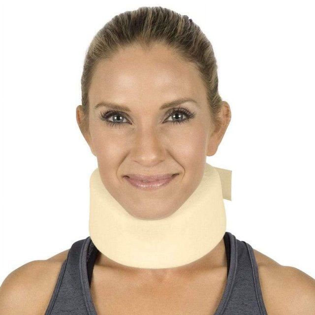 Vive Neck Brace Foam Cervical Collar (3 Inch) Adjustable Spinal