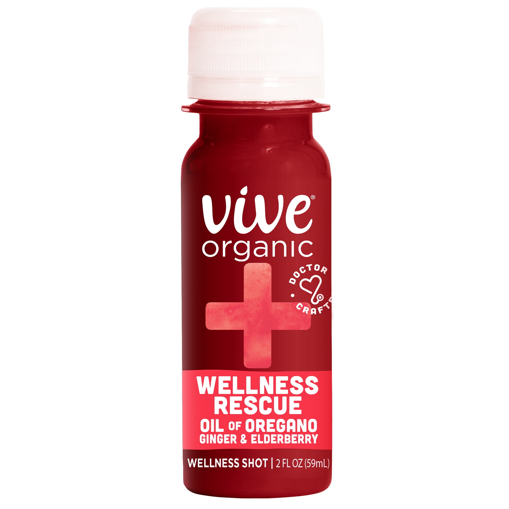 Vive Organic, Wellness Rescue Shot, Oil of Oregano Immunity Wellness Shot, 2oz