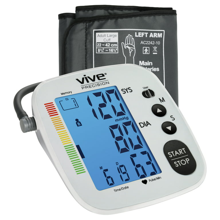 OMRON Silver Blood Pressure Monitor, Upper Arm Cuff