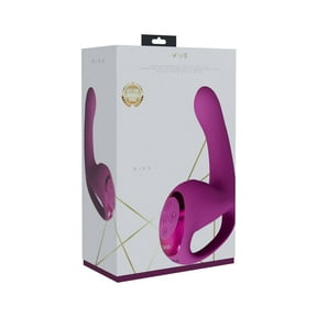 Vive Riko Triple Motor Thumper with Advanced Finger Motion G-spot Vibrator, Pink