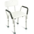 thumbnail image 1 of Vive Shower Chair with Arms and Back – Safety Bath Seat for Seniors, Adults, and Disabled Individuals, 1 of 9