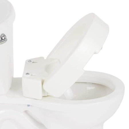 Vive Raised Toilet Seat (Elongated, Adds 3.5”) – Elevated Toilet Riser for Seniors & Disabled – High-Rise Toilet Extension & Portable Commode Booster for Adults