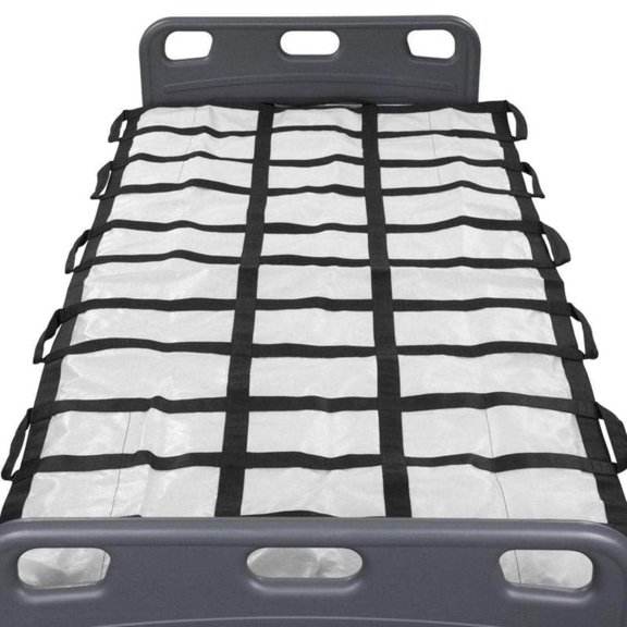 Vive Transfer Blanket with Handles 38.5” x 77” - Bed Positioning Pad, Straps - Reusable, Washable Patient Lifting Device Body Lift, Turning, Sliding Moving