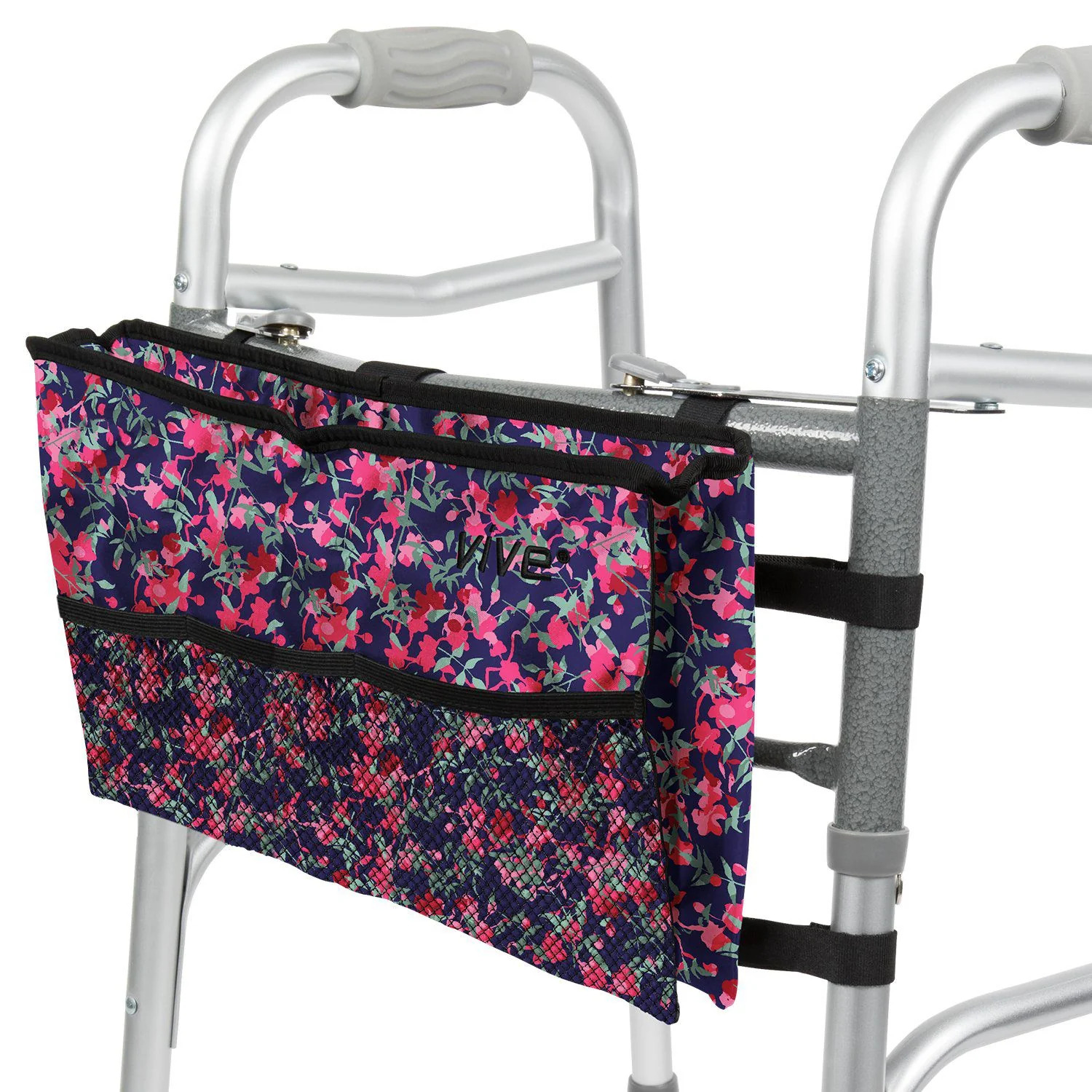 Vive Walker Bag Accessories Wheelchair Basket Pouch (Water Resistant