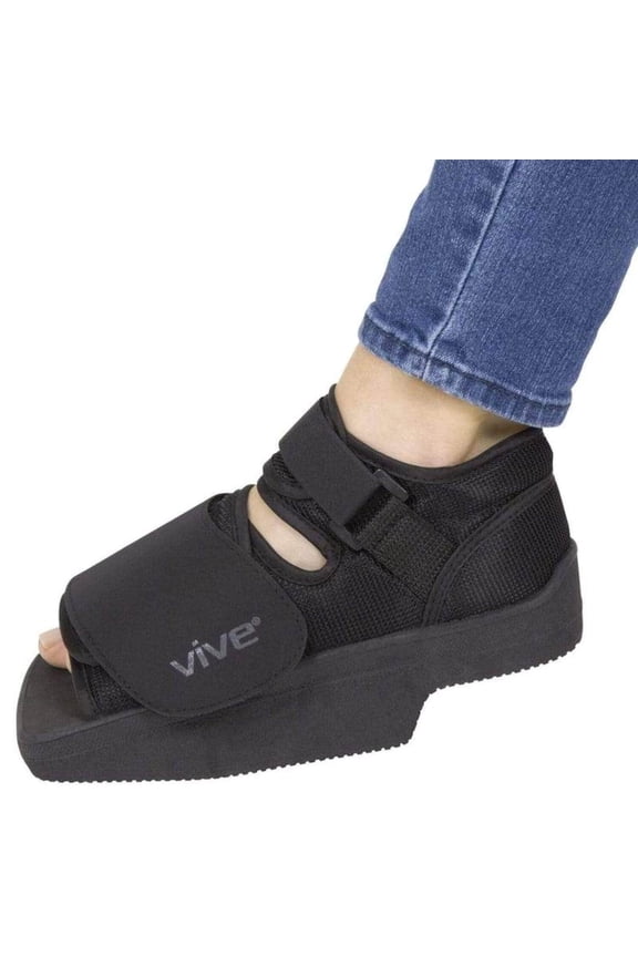 Wedge Post-Op Shoe  Medical Offloading Boot for Heel & Ankle Pain, Foot Surgery Recovery, Fractures, Plantar Fasciitis & Ulcer Care
