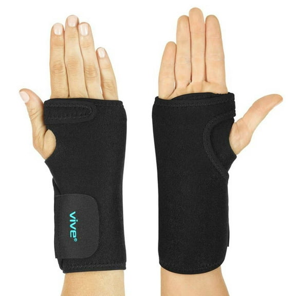 Vive Wrist Brace Right, Hand Carpal Tunnel Compression Support Pain Relief