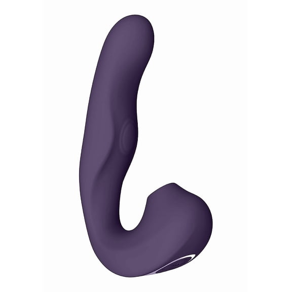 Vive Zaki Air Wave Pulse Wave Rechargeable Silicone Vibrator G-Spot, Purple