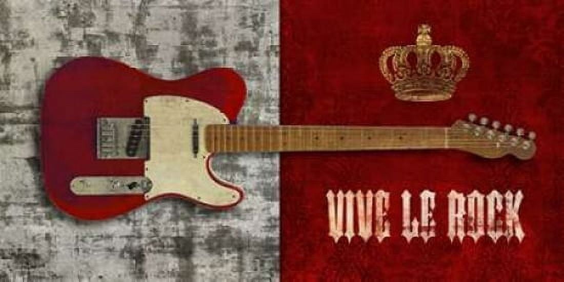 Vive le Rock Canvas Art - Steven Hill (24 x 48)