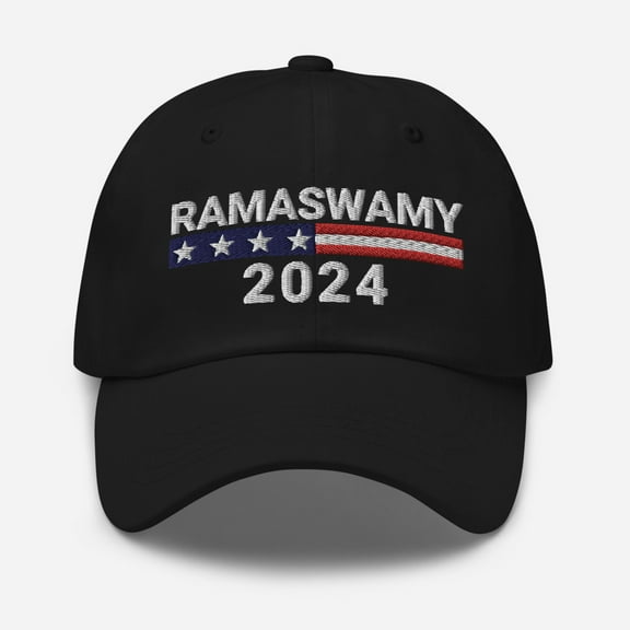 Vivek Ramaswamy 2024 Dad Hat Ramaswamy 2024 Hat Ramaswamy Hats Ramaswamy 2024 Merch Ramaswamy Hats Ramaswamy For Pres Vivek 2024 Hat (Black)