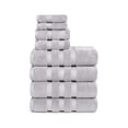 thumbnail image 1 of Vivendi Home Infinity Zero Twist 8 Piece 100pct Cotton Towel Set, 1 of 6