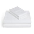 thumbnail image 1 of Vivendi Queen Sheet Set, Cotton Blend, 625 Thread Count, 4 Pc Set, Bedding Sheet Set Sateen Weave, Wrinkle Resistant Flexifit, Hotel Collection Soft Luxury, Fits Upto 20" Deep Pocket - (White), 1 of 5