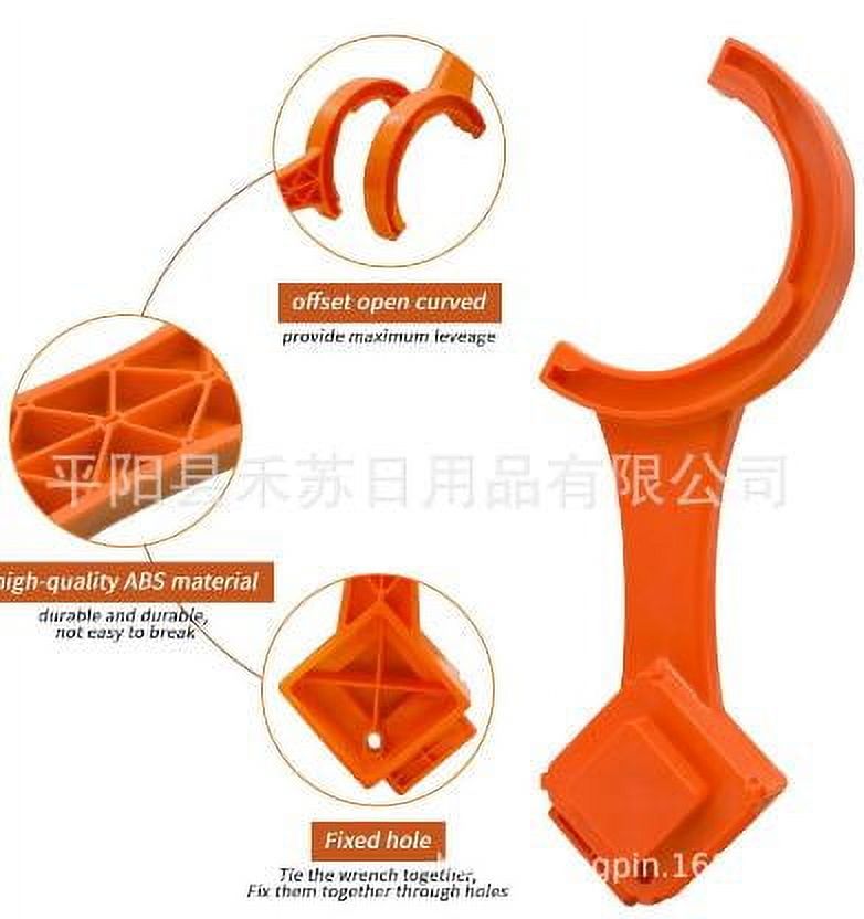 Viveous 1 Set Rv Sewer Cap Wrench Travel Trailer Sewer Hose Tightener Tool Sewer Cap Removal Tool Universal Sewer Repairing Wrench Rv Accessory