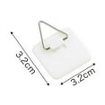 thumbnail image 1 of Viveous 10pcs Invisible Adhesive Plate Hangers Wall Hanging Hooks Self Adhesive Plate Holders For Wall Art Plate Picture Decor Sticky Hangers, 1 of 10