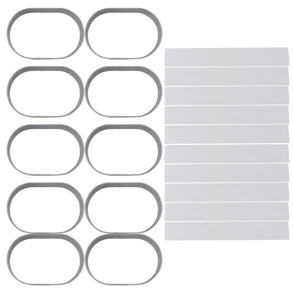 Viveous 110pcs Cheese Mold Stainless Steel Mold Home Cake Chocolate Mould Creative Baking Tool (10pcs Mold, 100pcs Surrounding Edge)