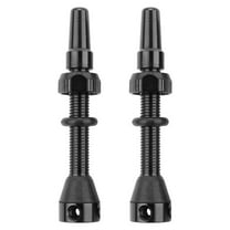 Viveous 2 Pcs Universal Fit Cnc Machined Tubeless Tire Valve Stems With Anti Backflow Sealant High Pressure Aluminum Caps For Cars And Bikes
