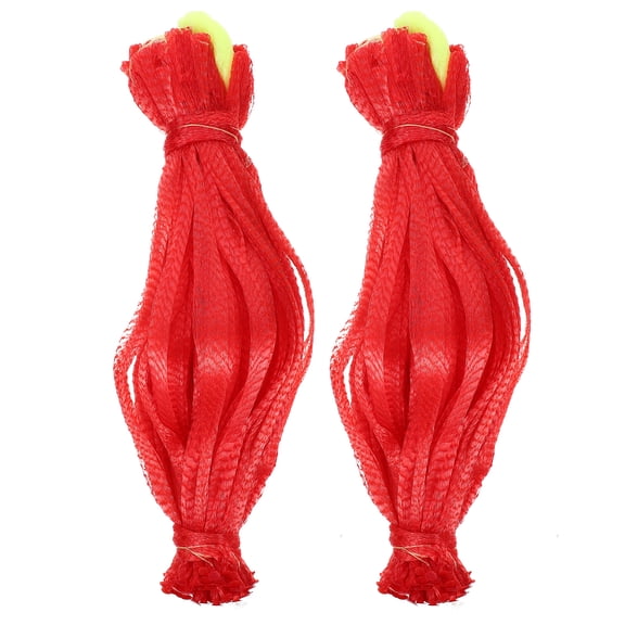 Viveous 200pcs Mesh Produce Bags Seafood Boiling Bags Onion Fruits Mesh Produce Bags Reusable Net Bags for Vegetables and Fruits Boiling Bags for Cooking Shellfish Crawfish Red