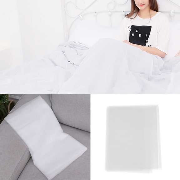 Viveous 2-Pack Disposable Bed Sheets Single Use Non-Woven Fabric Soft Comfortable Travel Sheets White