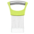 thumbnail image 1 of Viveous 2pcs Food Slicing Helper Stainless Steel Onion Holder Kitchen Gadget Onion Slicer Holder Onion Slicer Cutting Holder Lemon Onion Slicer, 1 of 10