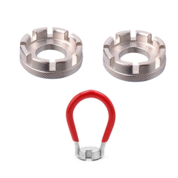 Viveous 3pcs Spoke Wrench Bikes Wheel Maintenance Tool Bikes Rim Truing Tool For Mountain Biking And Repair Shops