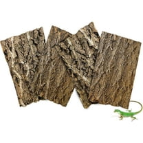 Viveous 4 Pcs Cork Bark Flats Cork Bark Background For Reptile Tank Lizard Gecko Bearded Dragon Climbing Wall Decor Terrarium Habitat Accessories