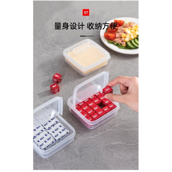 Viveous 4pcs Butter And Cheese Storage Container For Fridge Transparent Ham And Cheese Container For Fridge Preservation Box With Lid For Food Storage