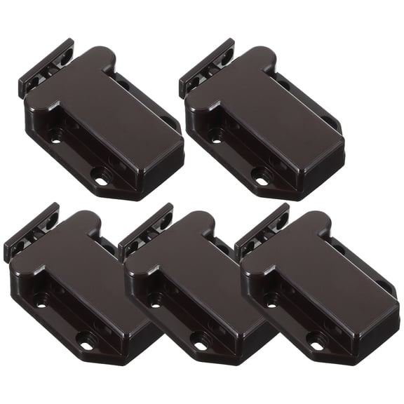 Viveous 5pcs Cabinet Safety Locks Push to Open Cupboard Locks Cabinet Self-locking Latches
