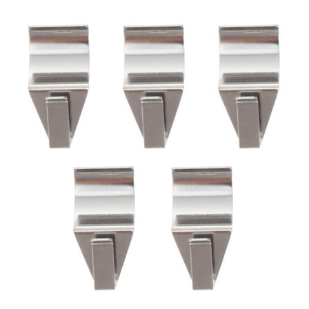 Viveous 5pcs Hidden Hooks Wallboard Punch Free Hook Siding Clips for Home