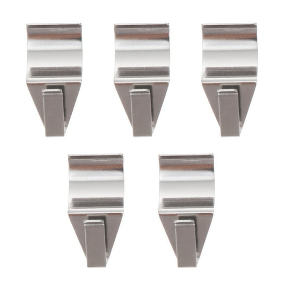 Viveous 5pcs Hidden Hooks Wallboard Punch Free Hook Siding Clips for Home