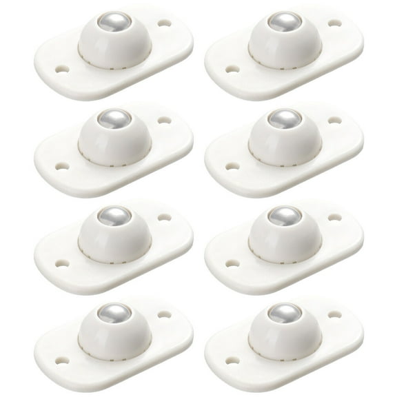 Viveous 8pcs Universal Adhesive Casters Self Adhesive Caster Wheels Stickey Wheels 360 Degree Rotation Pulley Rollers