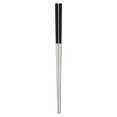 thumbnail image 1 of Viveous A Pair 23CM Chinese Metal Chopsticks Stainless Steel Anti Square Chopstick Dishwasher Safe Chopsticks Utensils for Home Kitchen Black Silver, 1 of 10