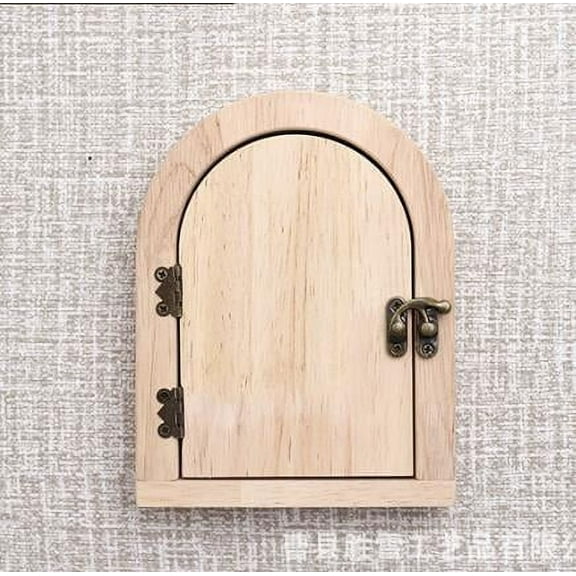 Viveous Baby Proofing Socket Cover For Wall Decoration Wall Mounted Adhesive Switch Cover Miniature Door Shape Outlet Cover Easy Adhesive Wall Switch Cover Socket Guard