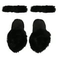 thumbnail image 1 of Masteelf Warm and Cozy Removable Plush Shoe Liners for Winter Clogs Black Easy to Clean and Fits Various Shoes, 1 of 10