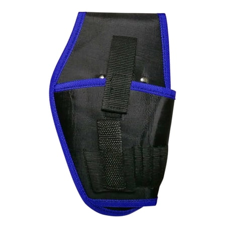Viveous Electricians Waist Tool Belt Pouch Bag 12V 18V Lithium Drill Carry Case Kit Holder Tool Bag 10A (Blue and Black)
