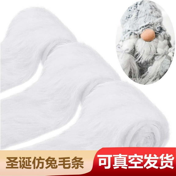 Viveous Faux Fur Fabric Strip Supple Faux Fur Trim Fake Faux Fur Trim Ornament Faux Fur Fabric Strip Faux Fur Craft Strip Faux Fur For Crafts Faux Fur Fabric