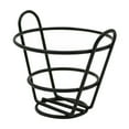thumbnail image 1 of Viveous French Fries Stand Cone Basket: Fry Chips Basket Holder Metal Wire Snack Appetizer Serving Rack Display Rack for Kitchen Restaurant Buffet, 1 of 11